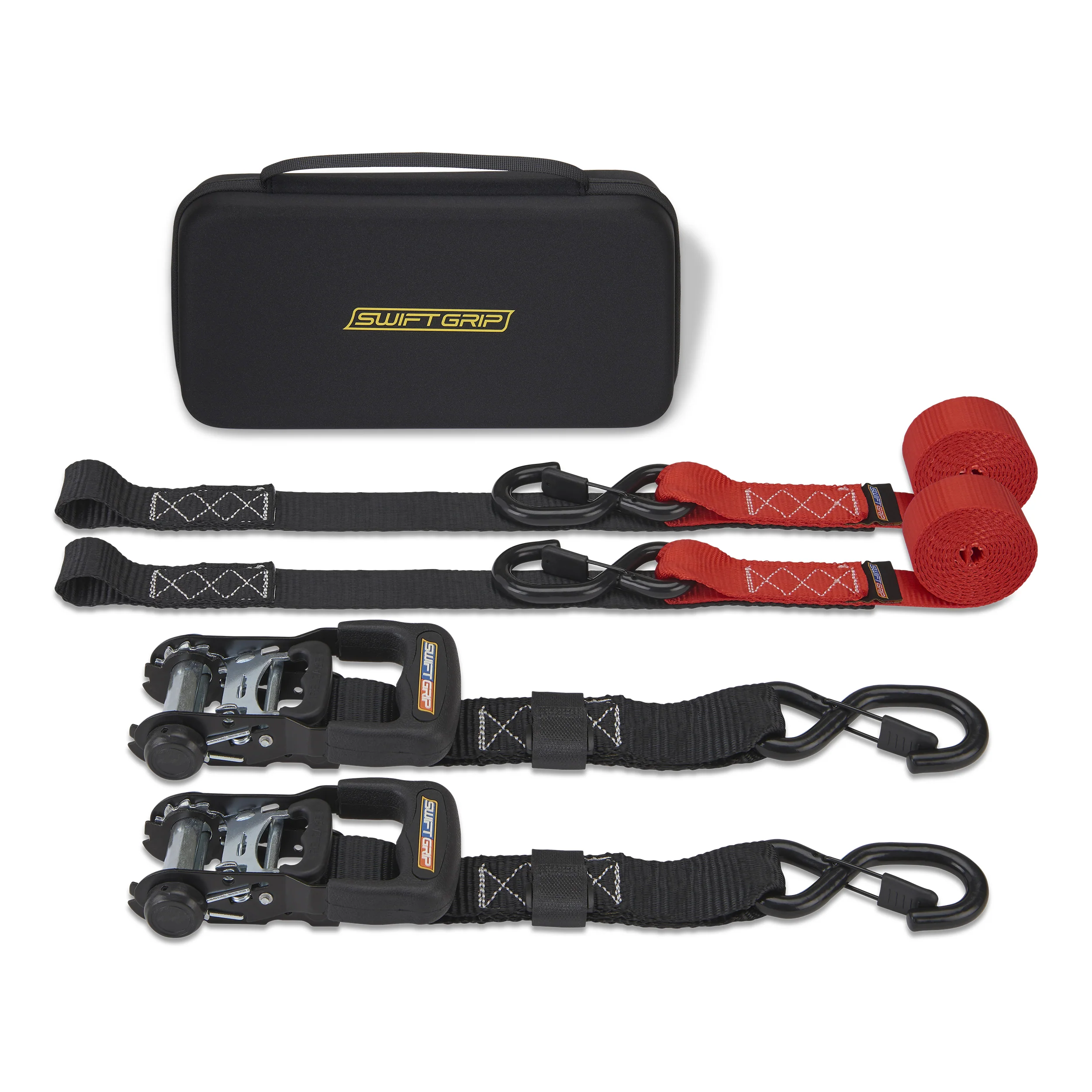 (2) Heavy Duty Ratchet Strap Kit - 3,600 lbs. per strap